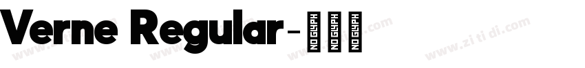 Verne Regular字体转换